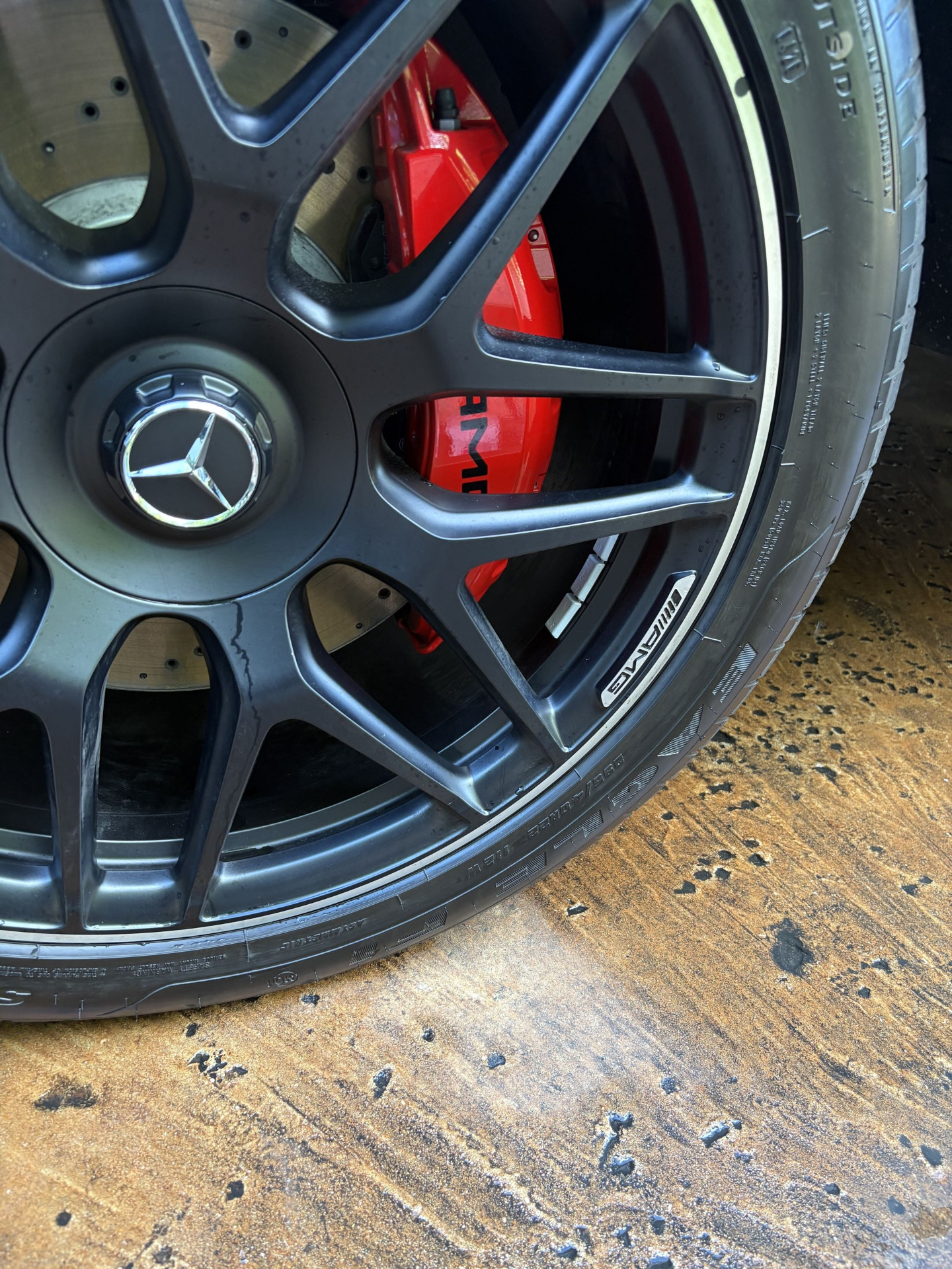 AMG wheel & brake detail